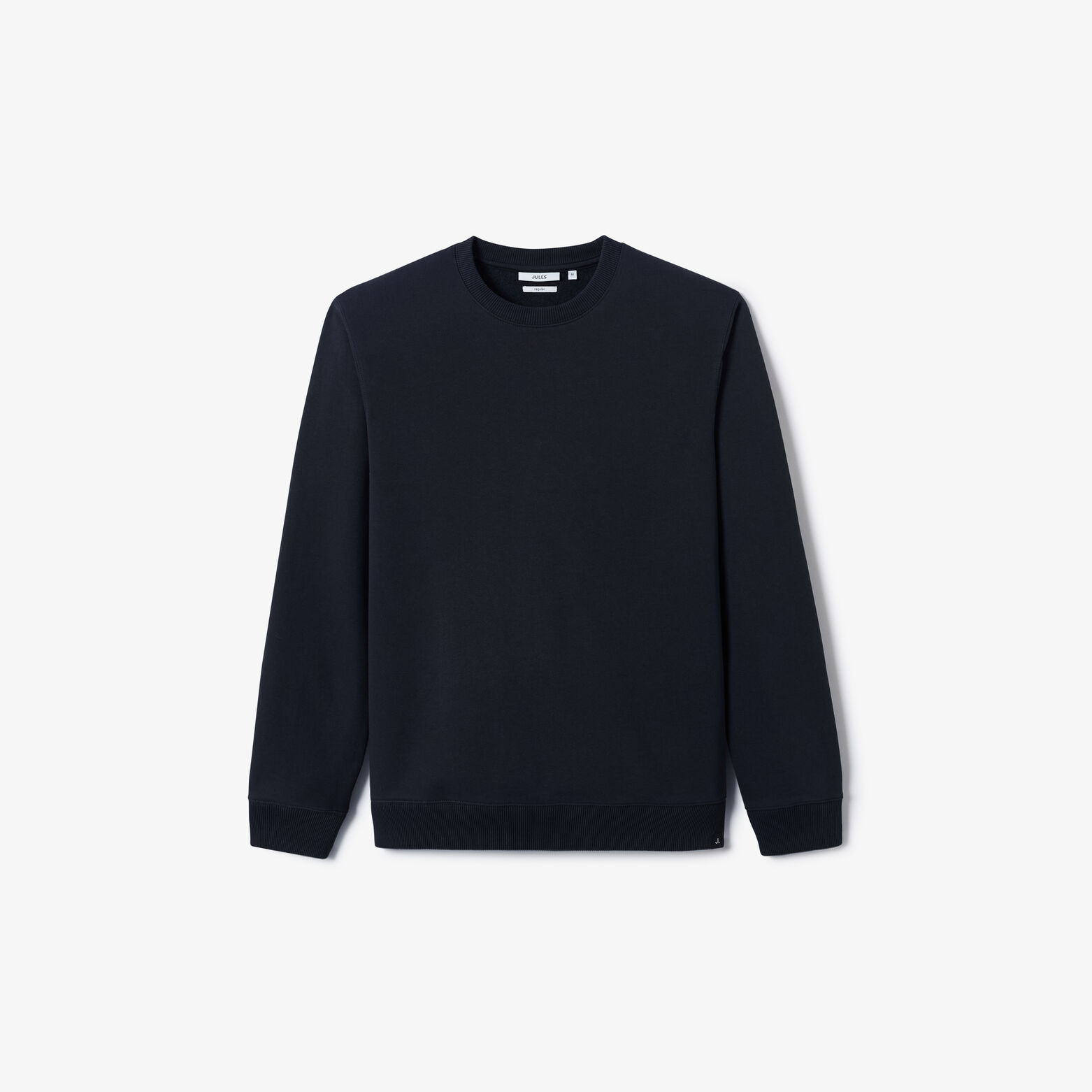 Effen sweater met ronde hals