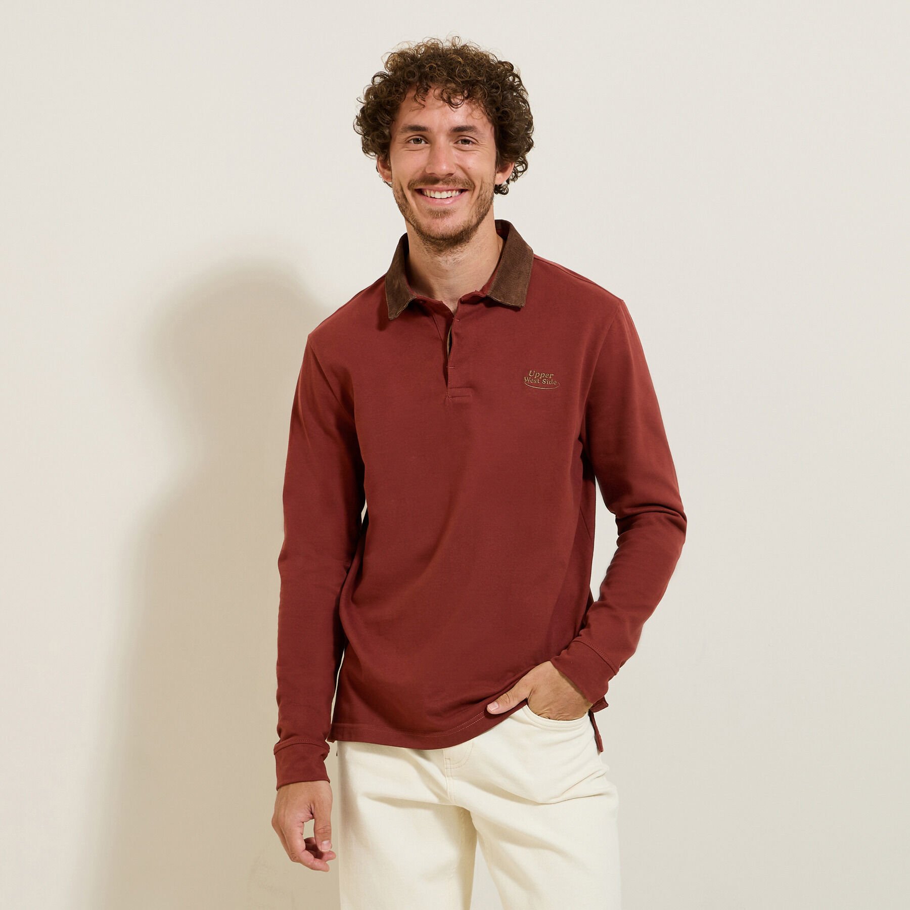 Polo manche longue homme jules 2025