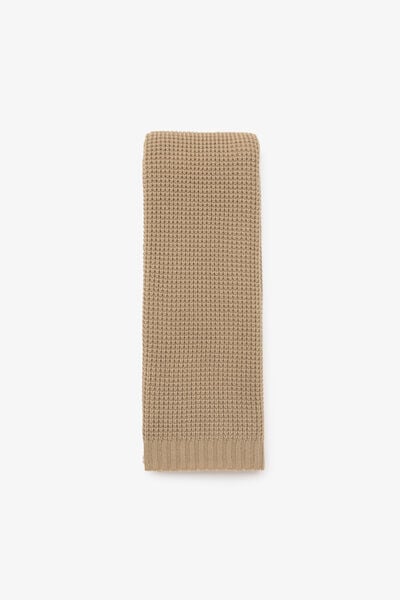Echarpe unie en maille