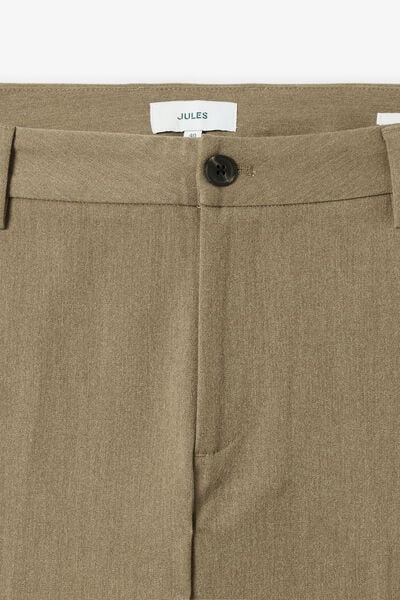Pantalon chino slim en flanelle