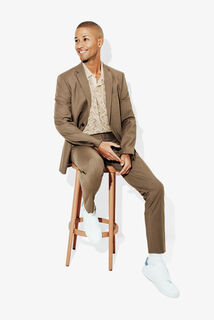 Polo manches courtes imprim&eacute; col resort