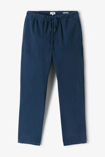 Straight fit broek met elastische taille