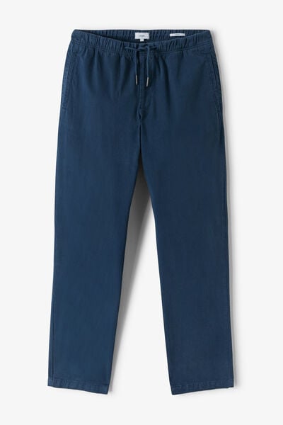 Pantalon straight taille élastiquée