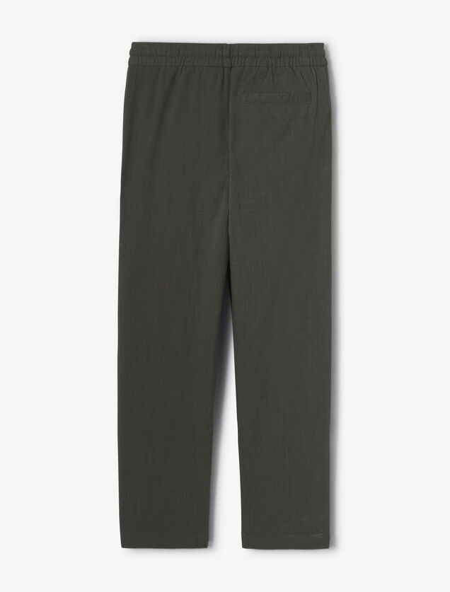 Pantalon loose mati&egrave;re textur&eacute;e