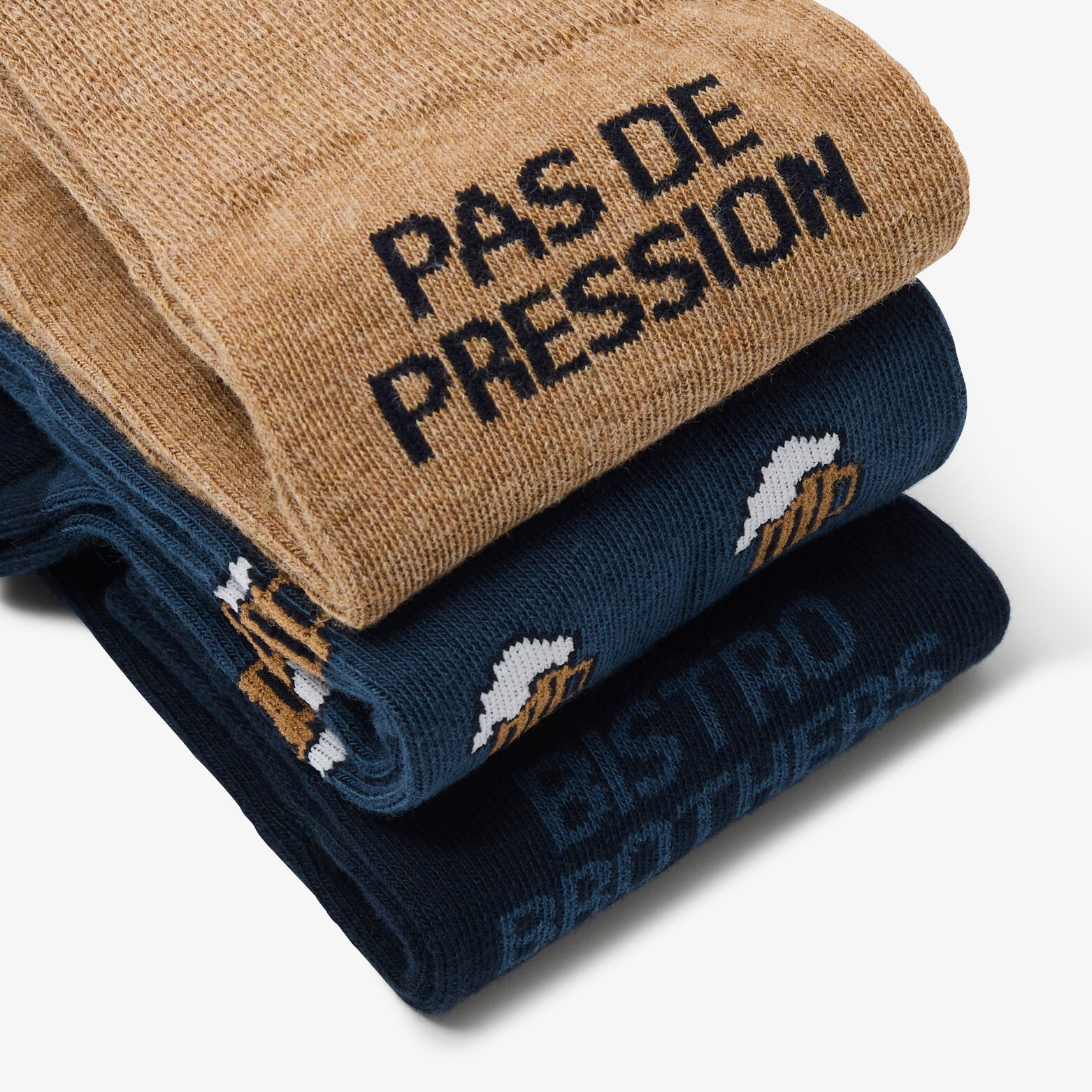 Coffret 3 paires de chaussettes fantaisies