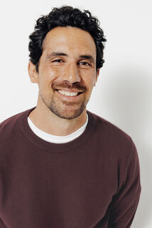 Trui ronde hals in fantasie stekenpatroon