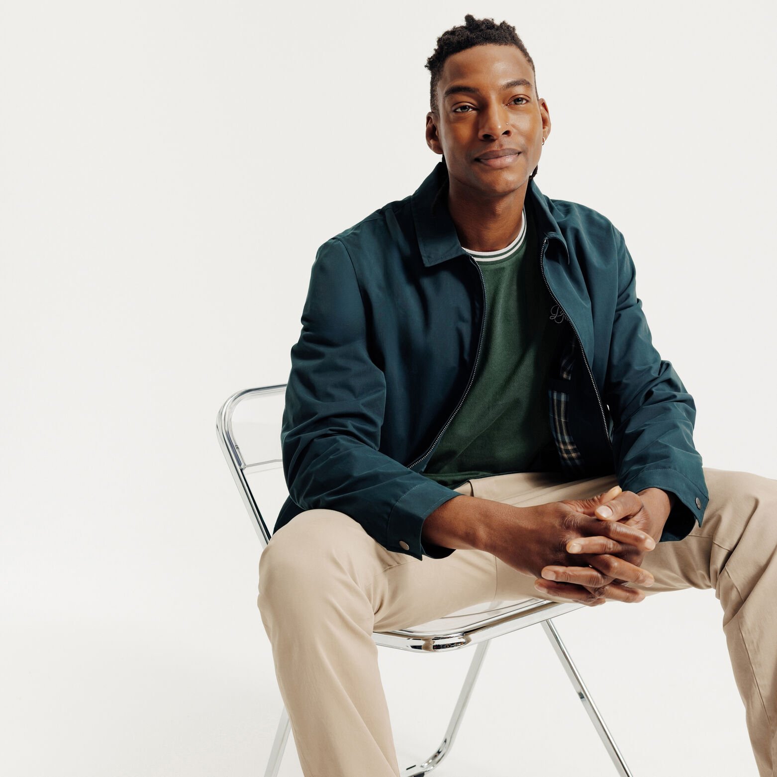 Tee shirt mati&egrave;re fantaisie contrast&eacute;