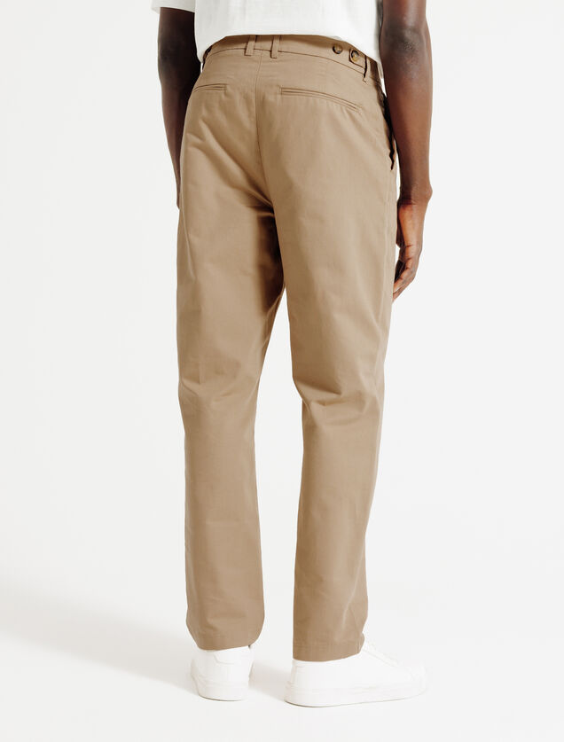Pantalon chino tapered 7/8&egrave;me