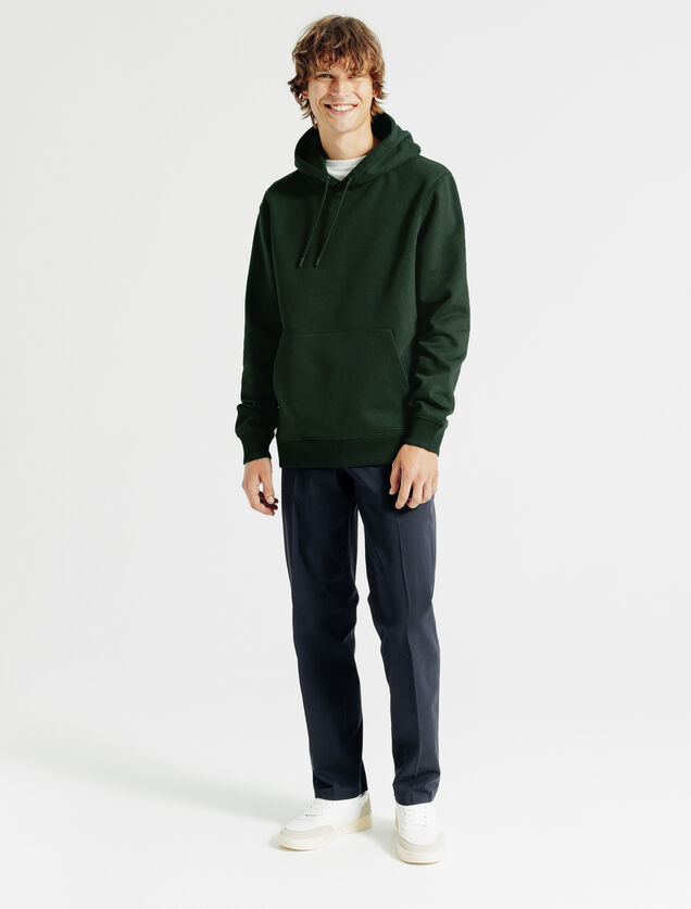 Sweat &agrave; capuche uni