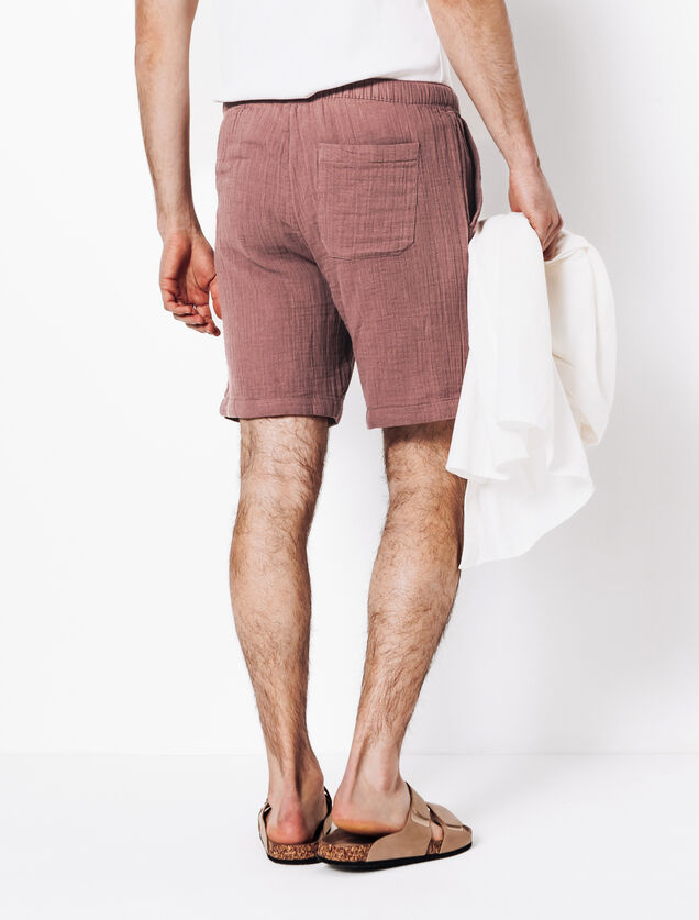 Short en gaze de coton