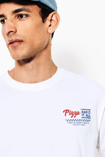 Tee shirt imprim&eacute; col rond