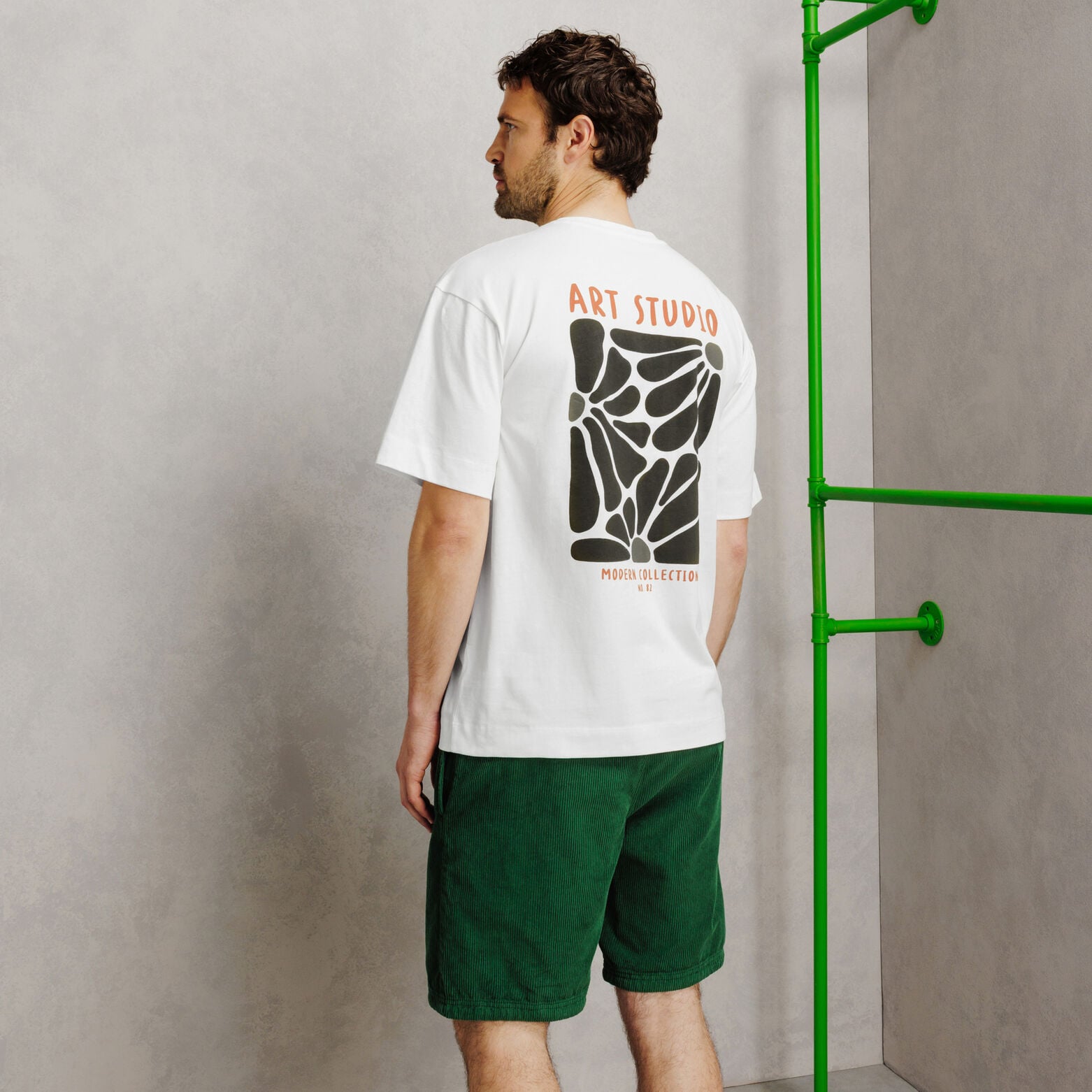 Tee shirt imprim&eacute; devant et dos fleurs
