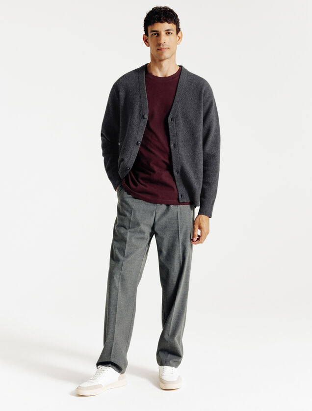 Gilet cardigan mousseux