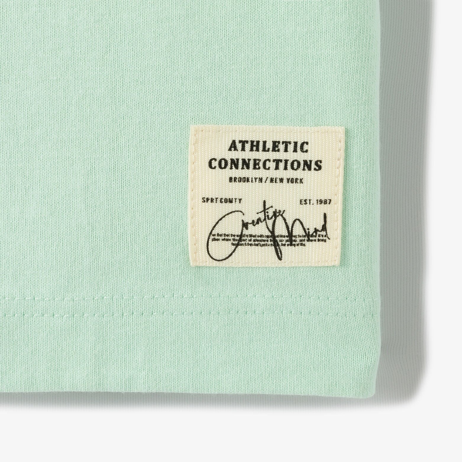 T-shirt in katoen met borduursel vooraan