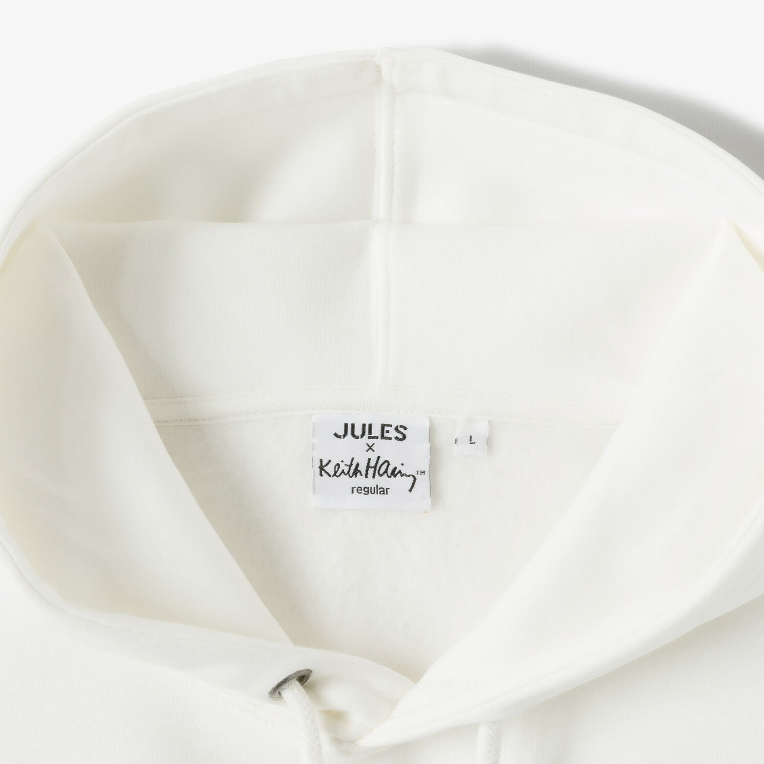 Sweat &agrave; capuche imprim&eacute; licence Keith Haring