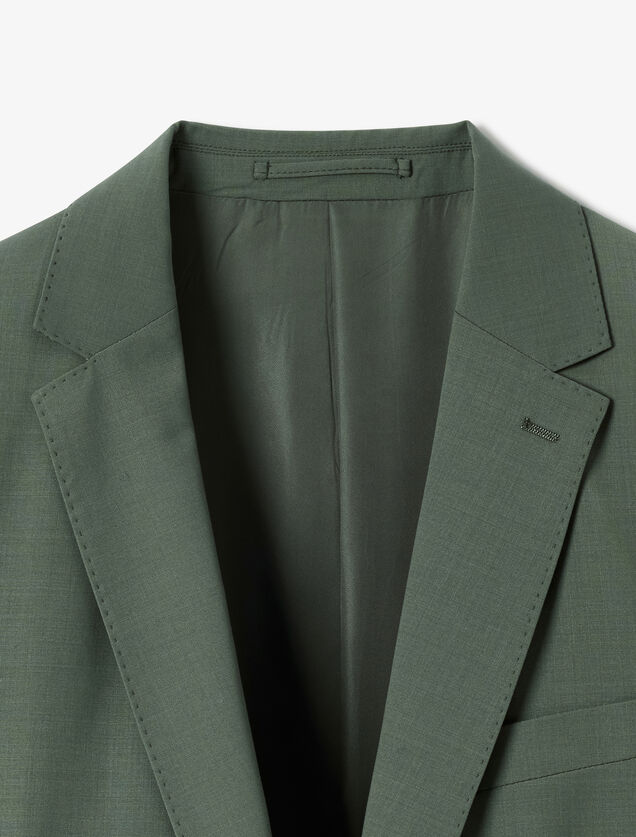 Slim fit kostuumvest in bi-stretchstof