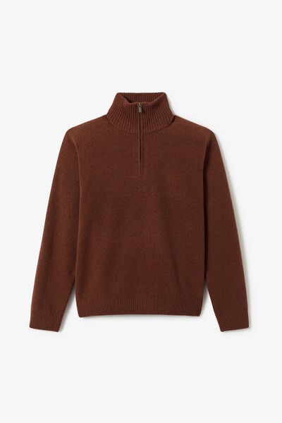 Pull col camionneur mousseux