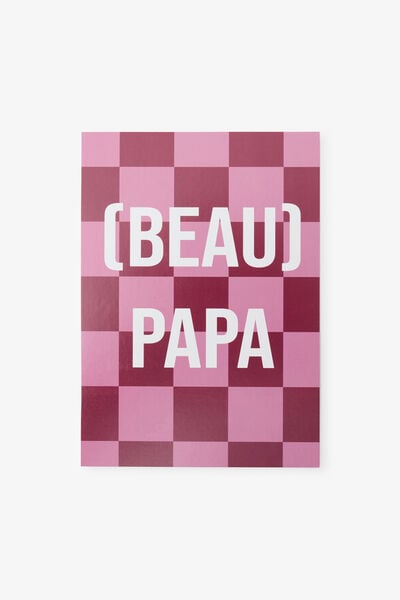 Carte postale f&ecirc;te des p&egrave;res