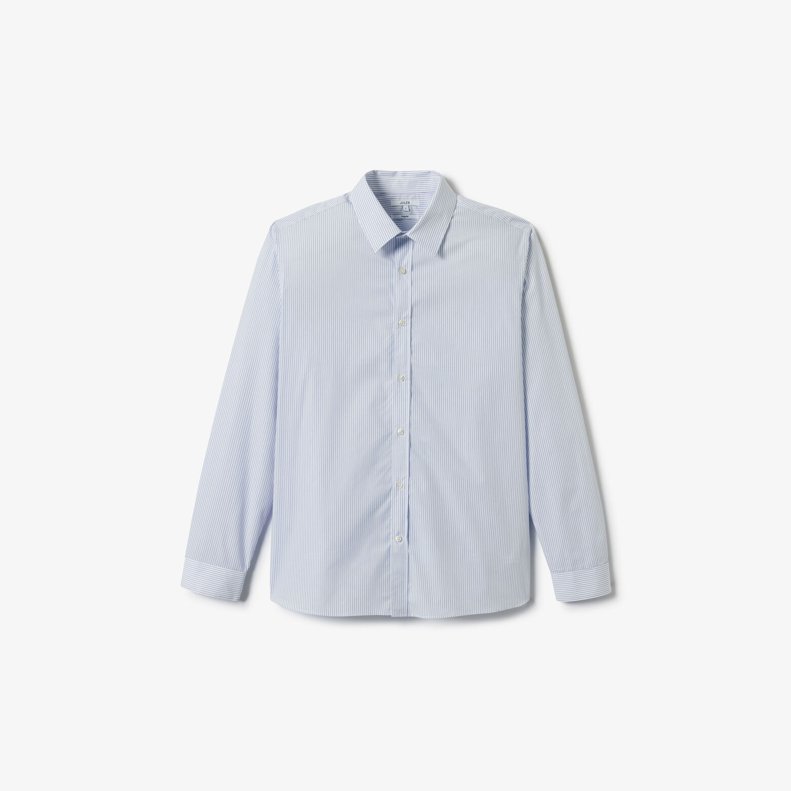 Chemise 100% coton regular ray&eacute;e