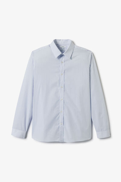 Chemise 100% coton regular ray&eacute;e