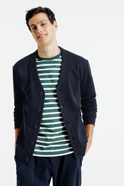 Sweatvest met knopen