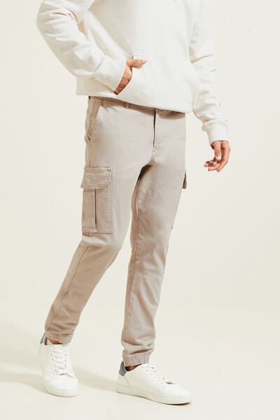 Pantalon cargo Blanc