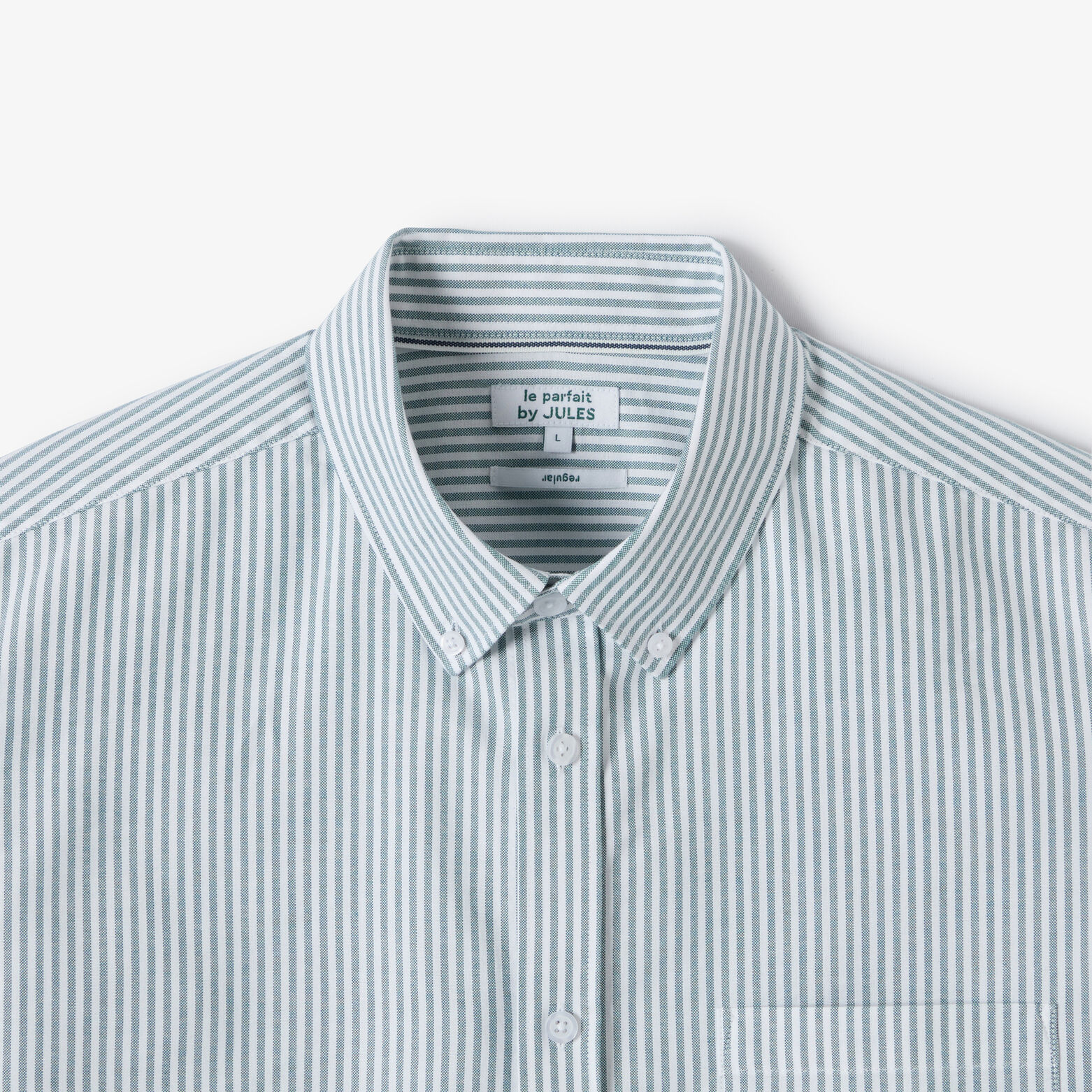 Chemise oxford ray&eacute;e "le parfait by JULES"