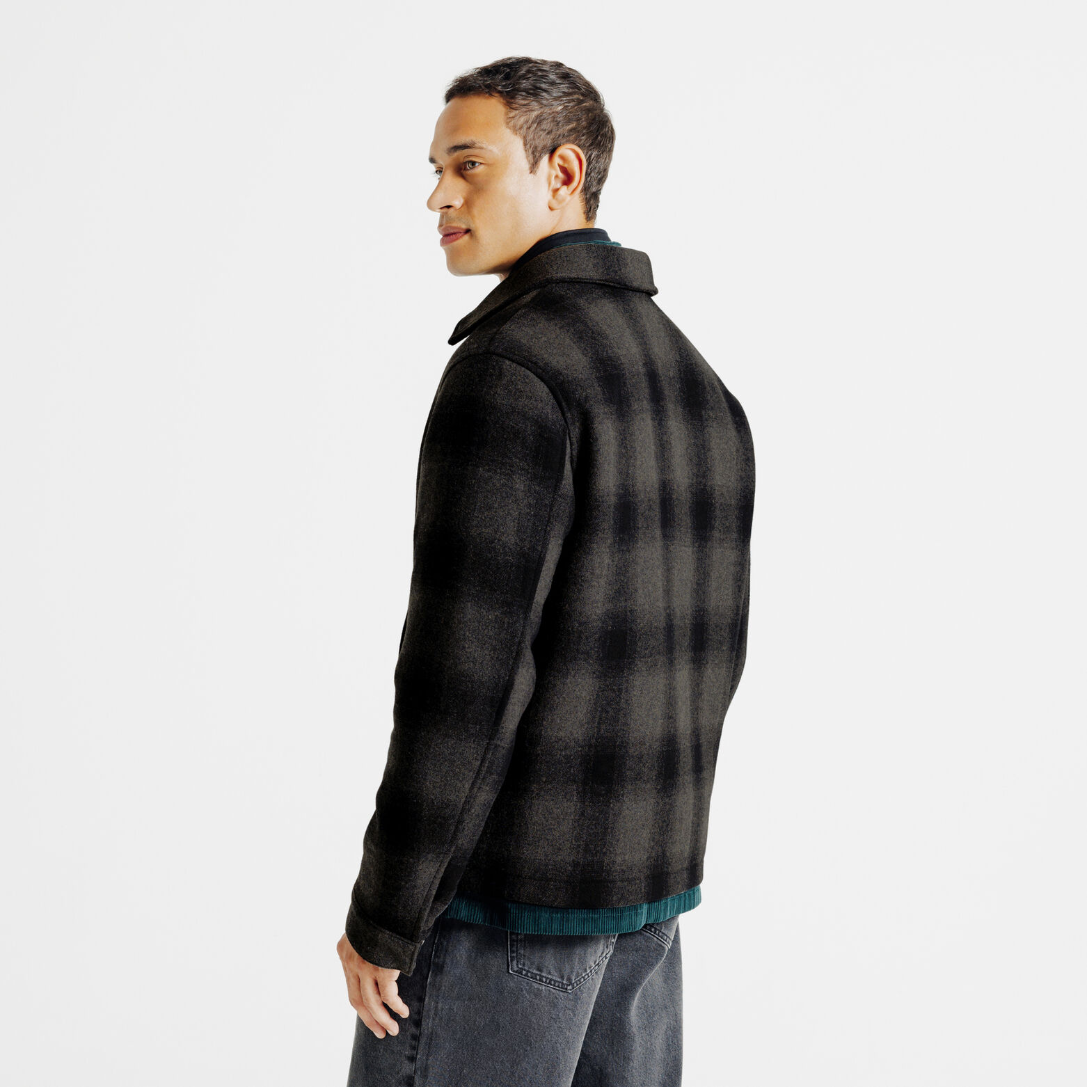 Blouson col chemise zippé