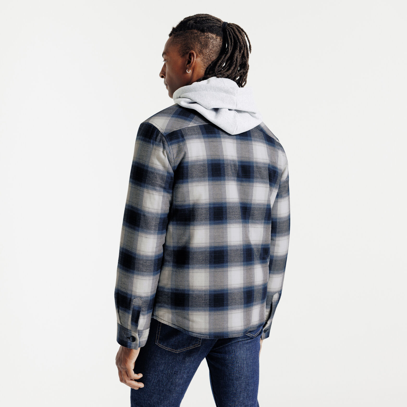 Gevoerd overhemd in katoen