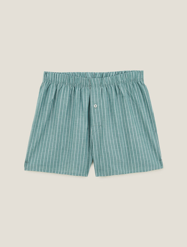 Cale&ccedil;on ray&eacute; en coton