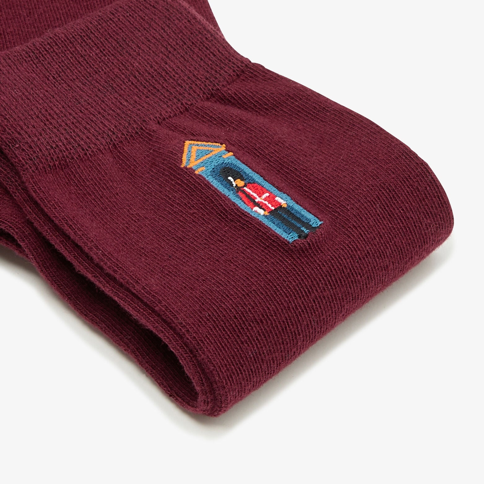 Chaussettes hautes brod&eacute;es