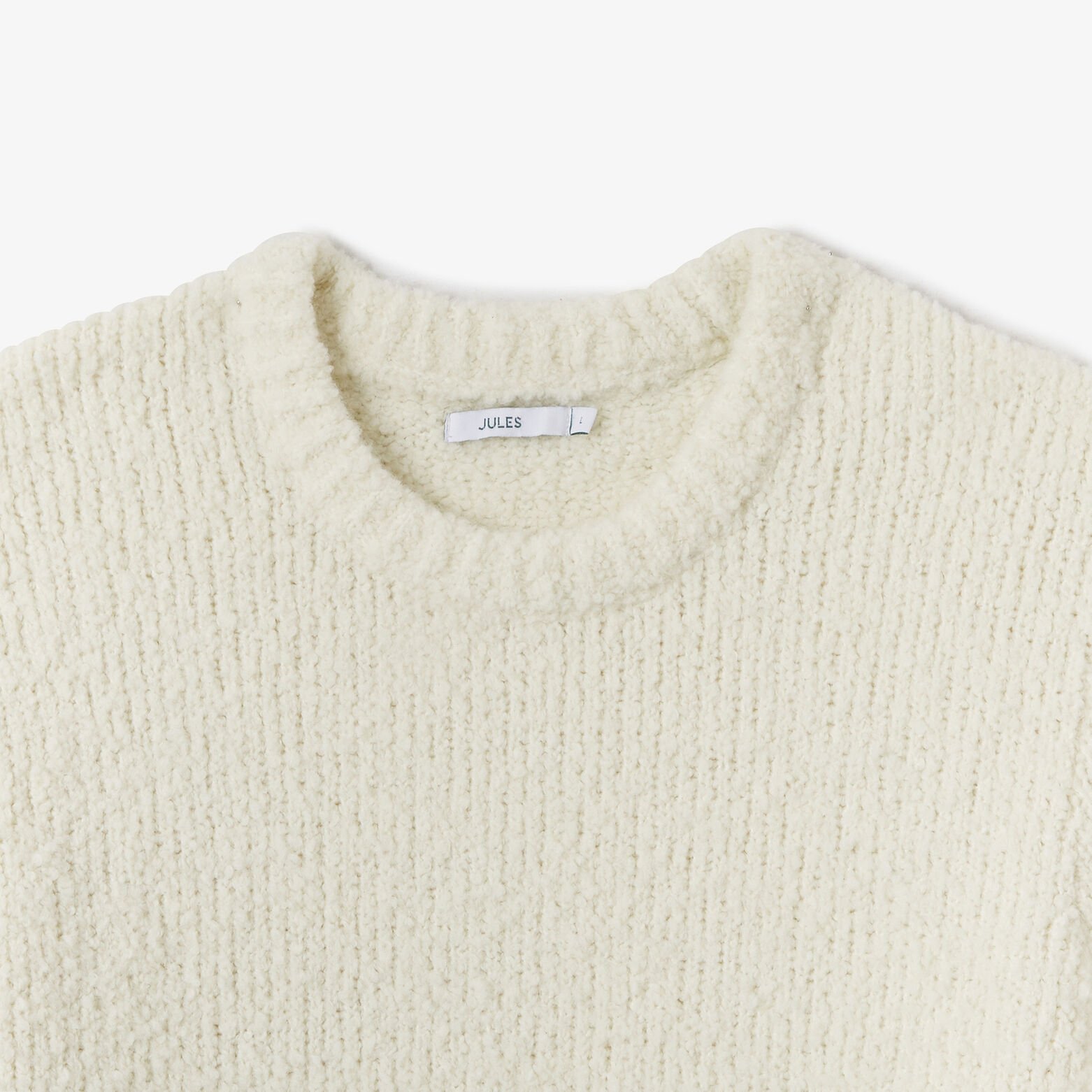 Pull col rond bouclette