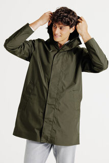 Parka longue waterproof &agrave; capuche