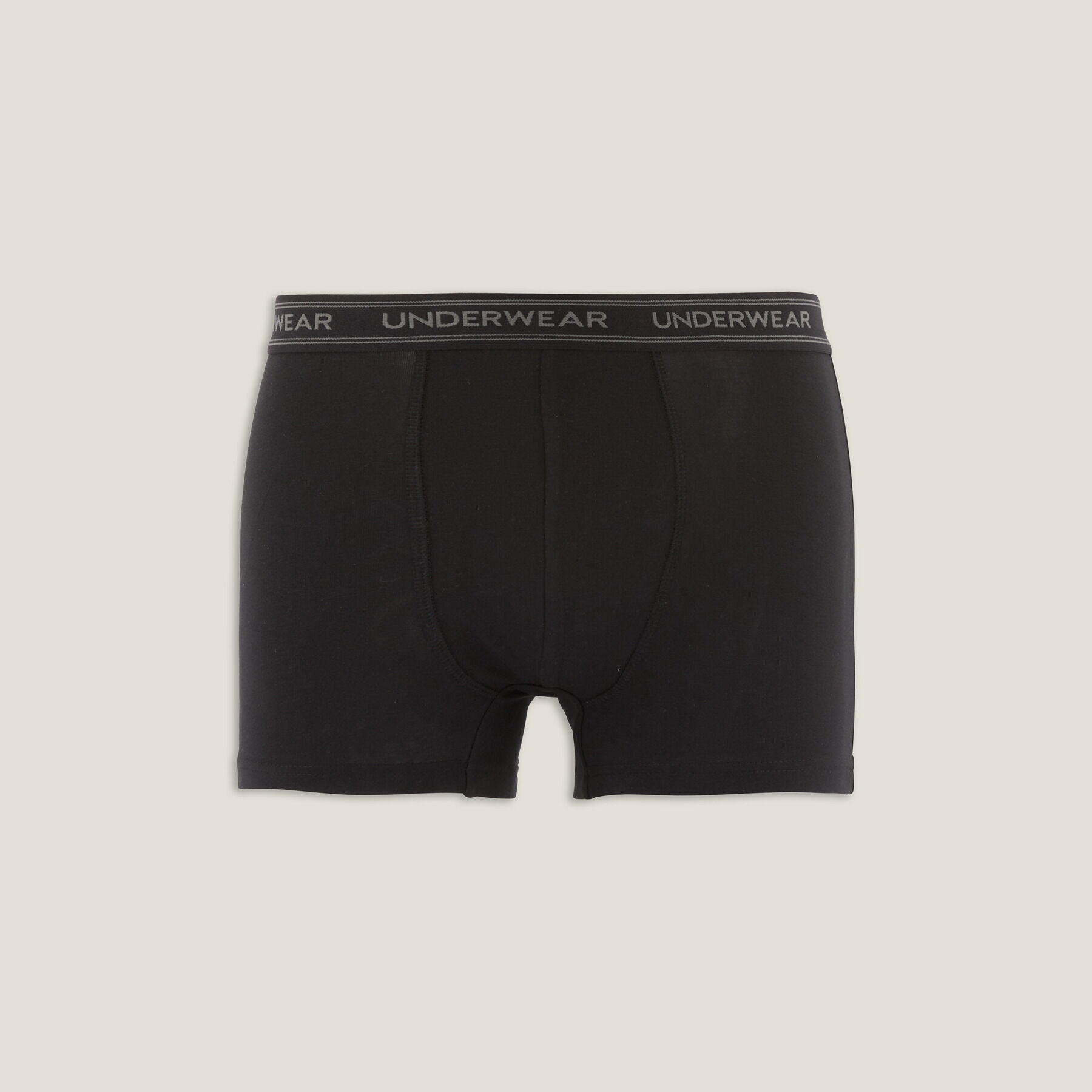 Boxer uni en coton Noir Jules