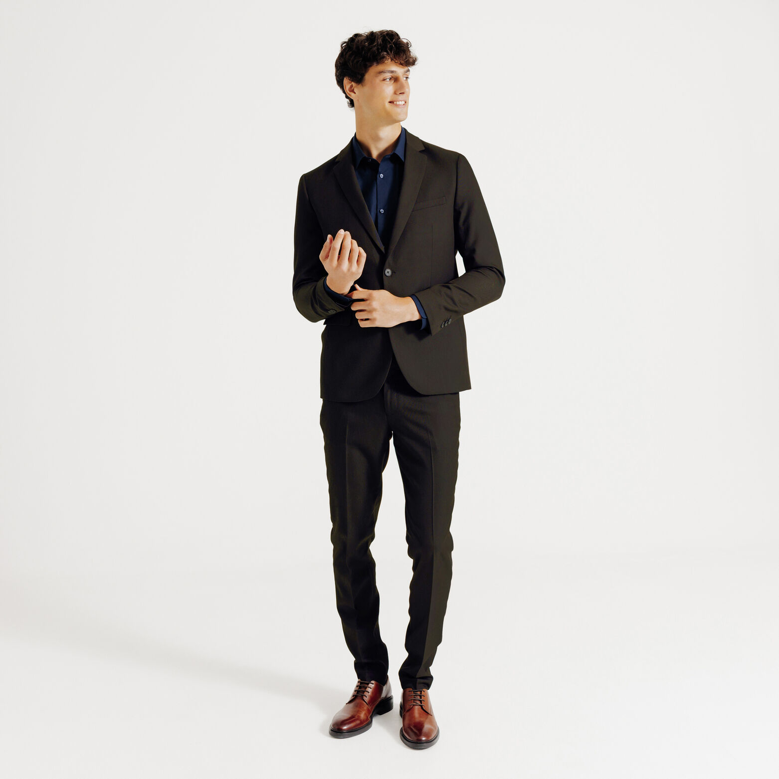 Slim fit kostuumvest