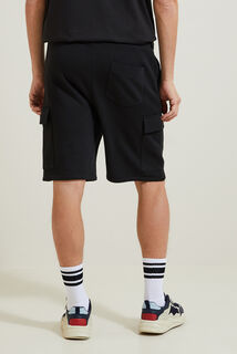 Short en molleton style cargo