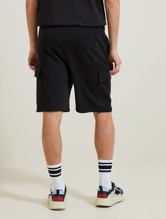 Short en molleton style cargo