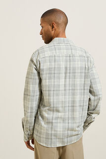 Chemise en coton flanelle &agrave; carreaux