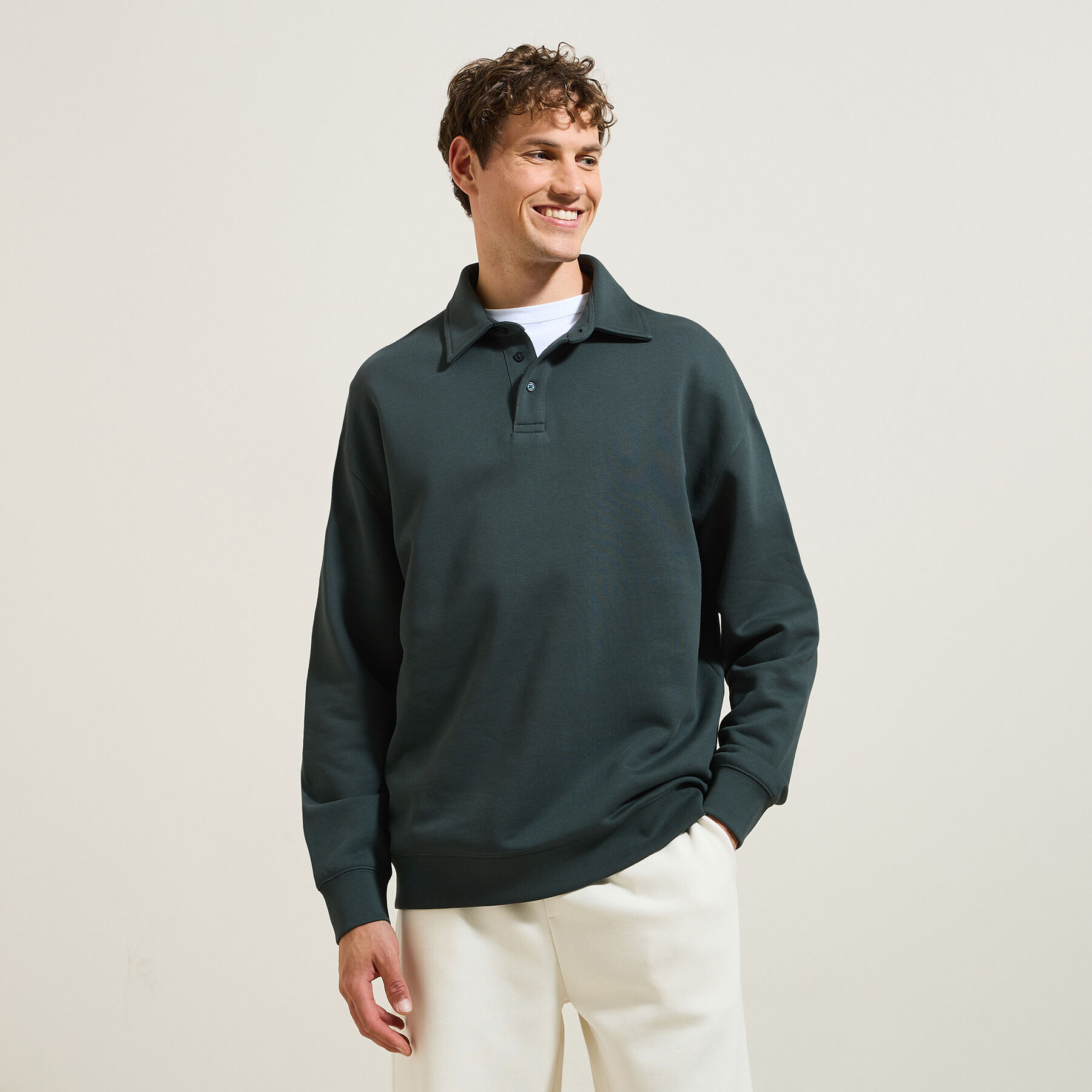 Polo manche longue homme jules 2025