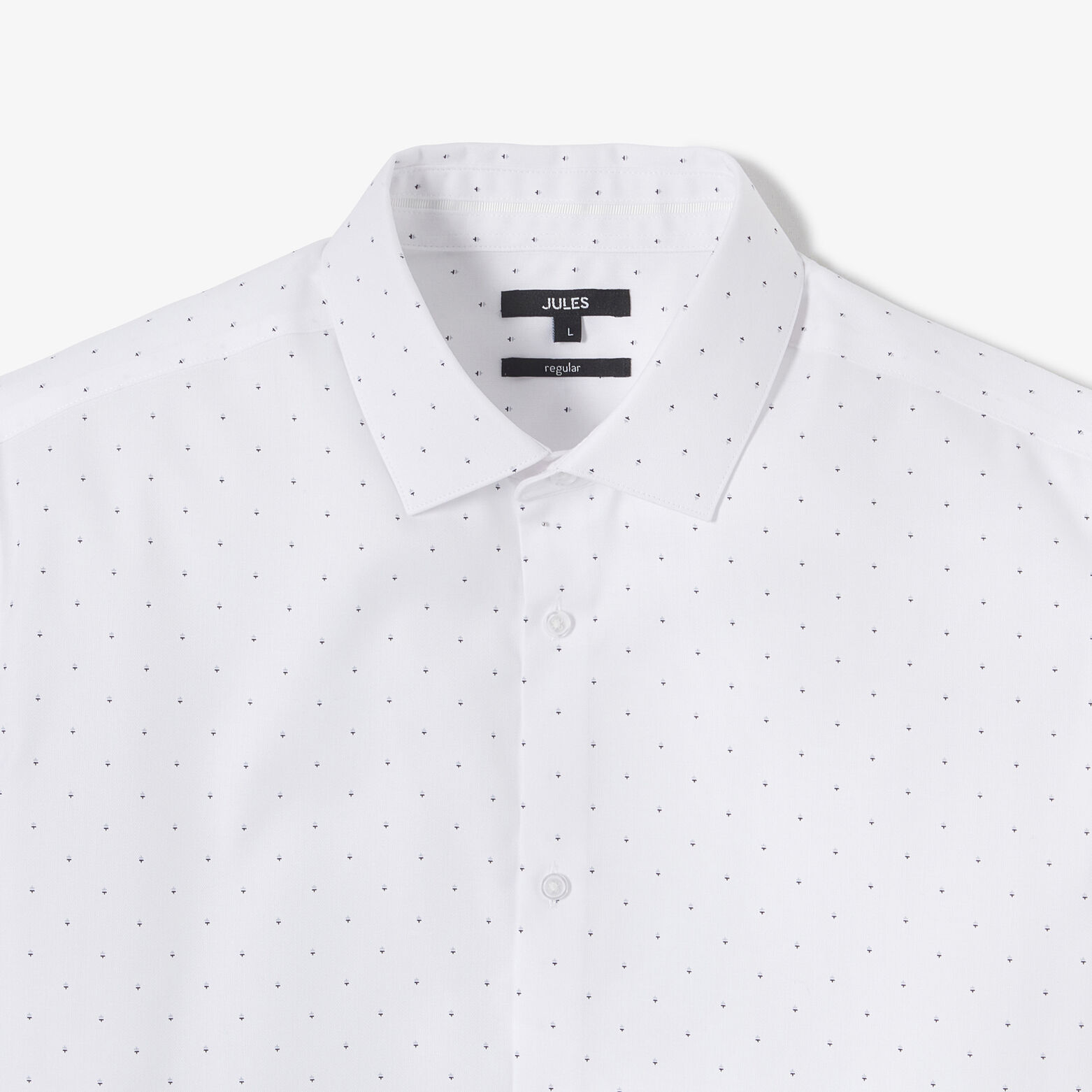 Chemise sans repassage imprimée regular