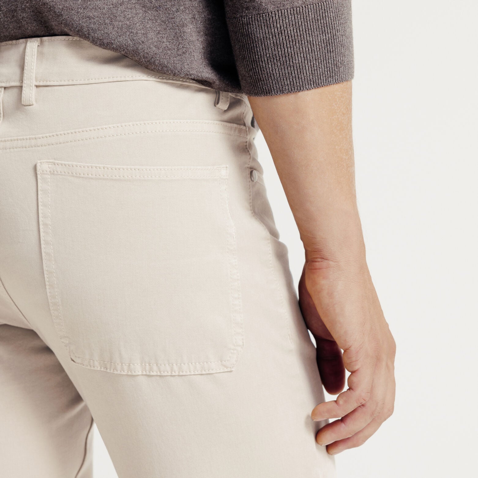 Pantalon 5 poches slim mati&egrave;re bi-stretch