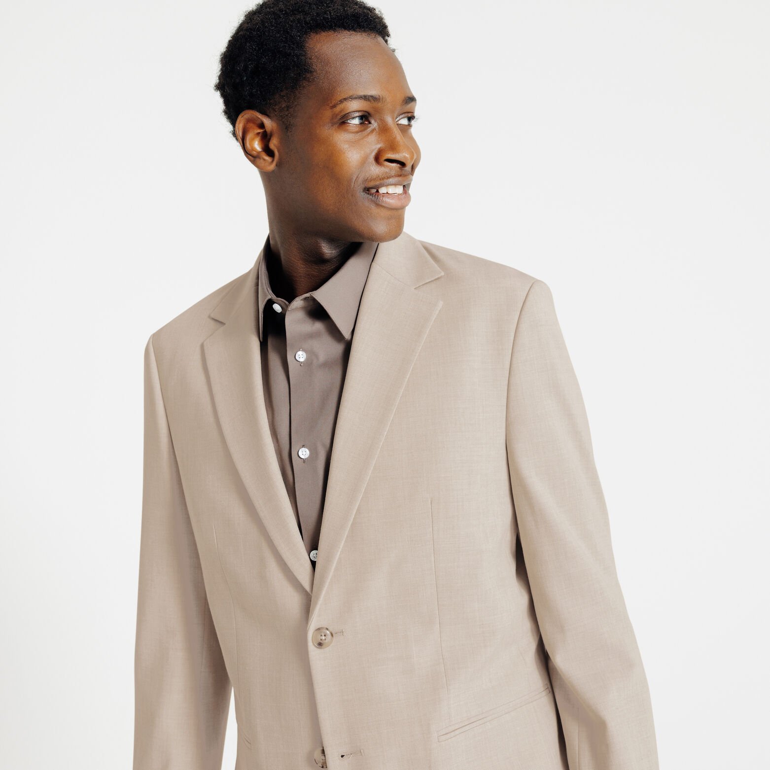 Tweekleurig comfort fit kostuumvest