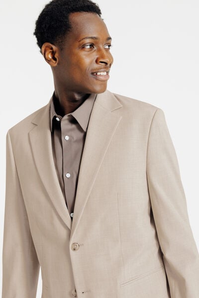 Tweekleurig comfort fit kostuumvest