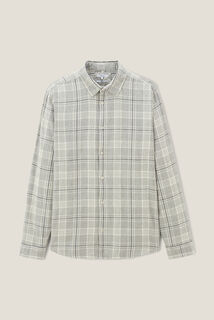 Chemise en coton flanelle &agrave; carreaux