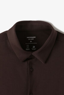 Chemise en maille coton slim