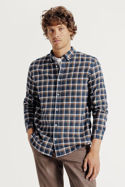 Chemise flanelle à carreaux