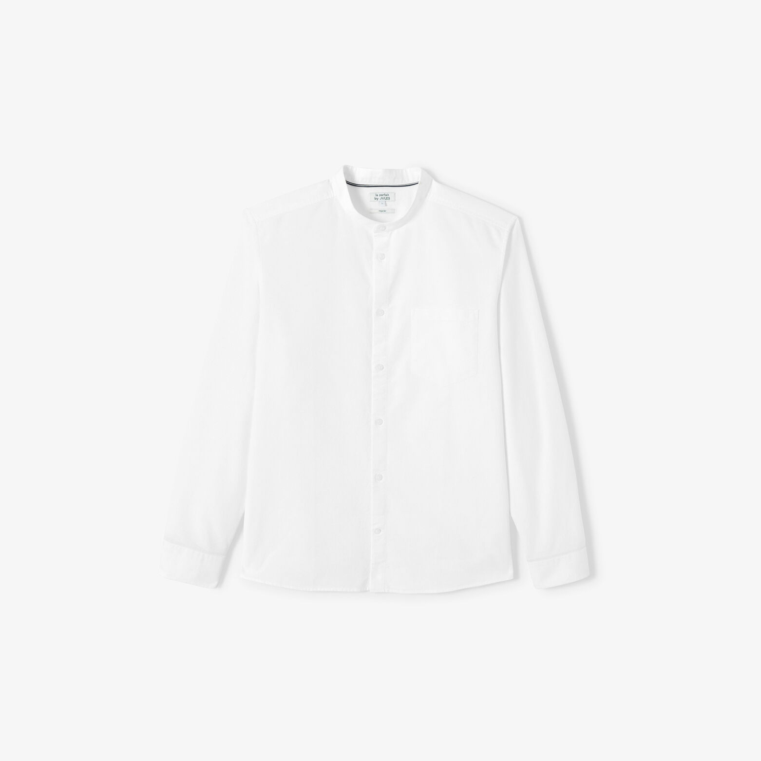 Chemise oxford "le parfait by Jules" col mao