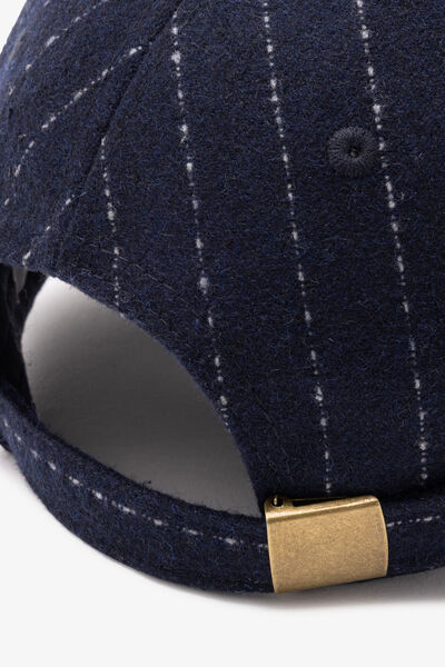Casquette &agrave; rayures