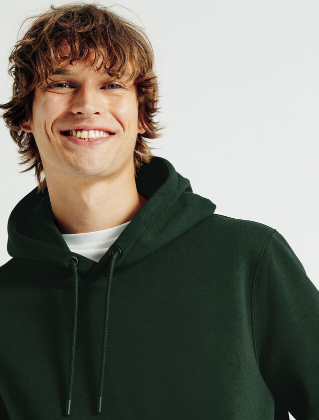 Sweat &agrave; capuche uni