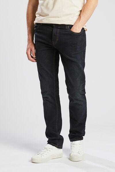 Regular jeans, gerecycled katoen